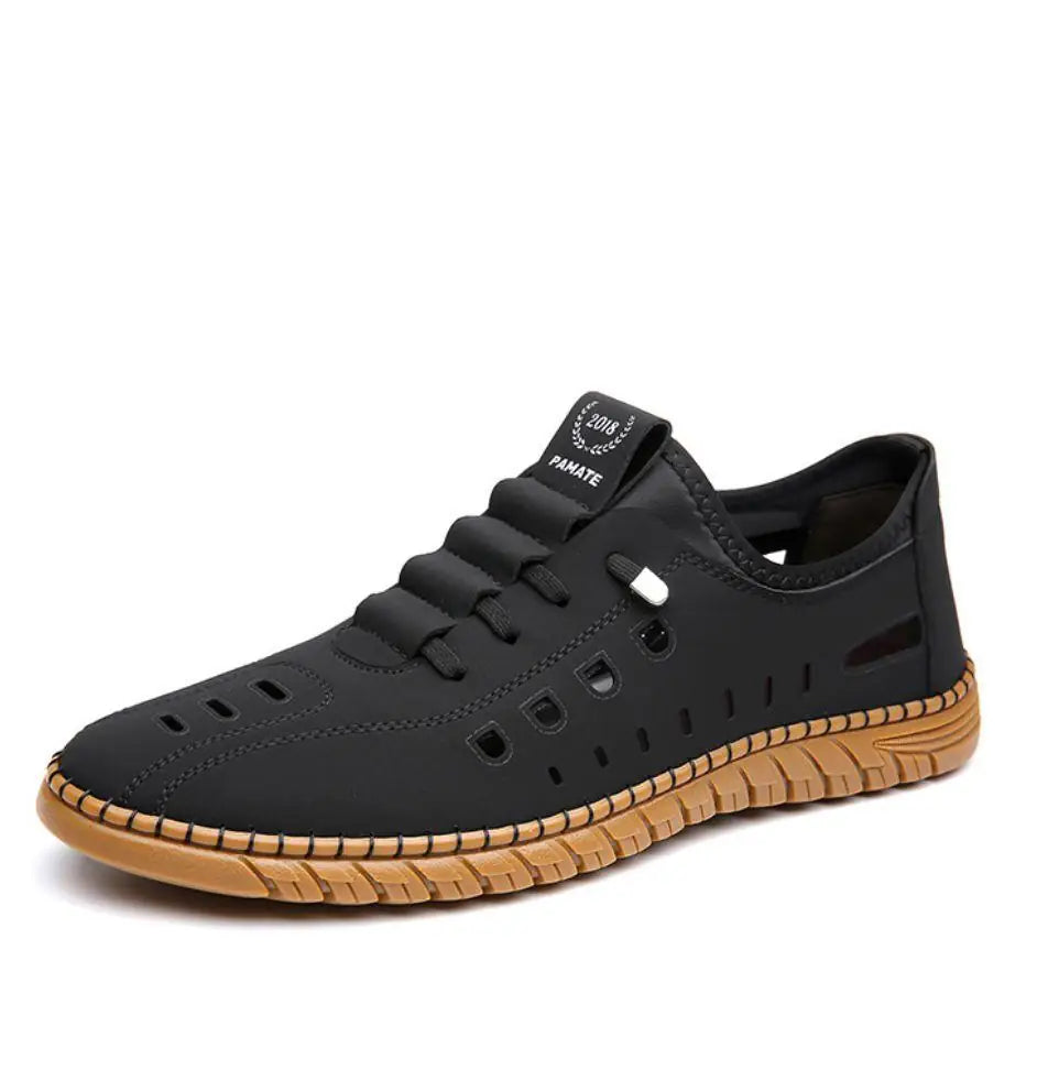 Men's Stylish Laser Cut Casual Shoes - indiflux.store