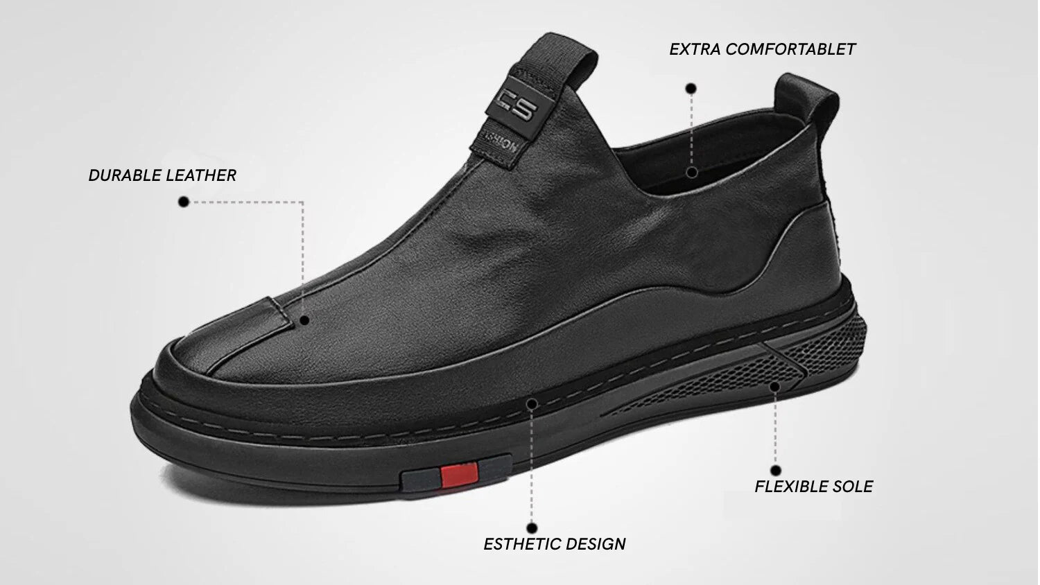 Black Casual shoes - indiflux.store