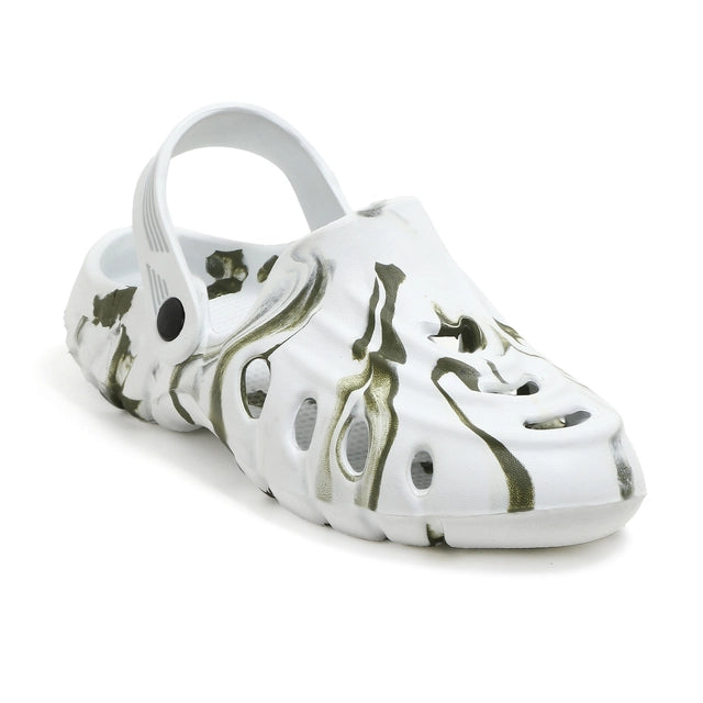 Clogs for Men (Green & White) - indiflux.store